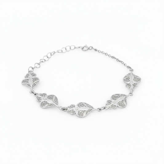 5 Hearts of Viana Bracelet [Silver]