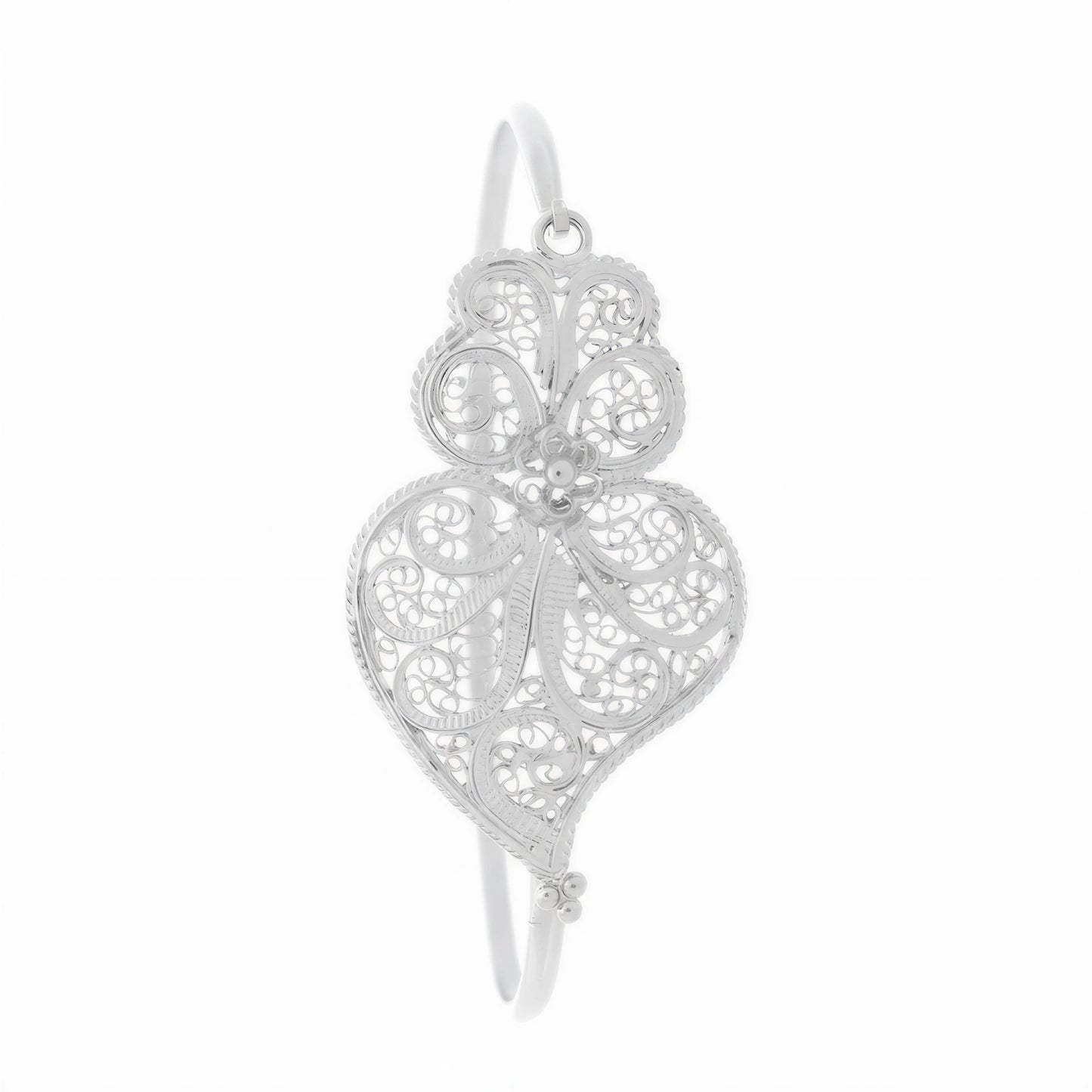 Heart of Viana Bangle [Silver]