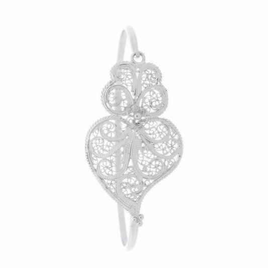 Heart of Viana Bangle [Silver]