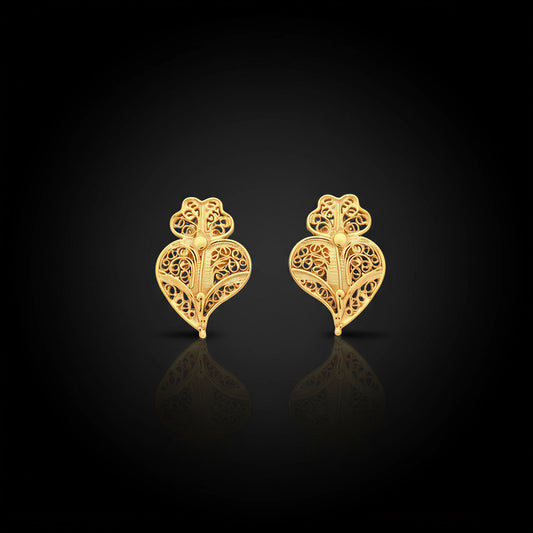 Heart of Viana Earrings 19.2Kt. Gold