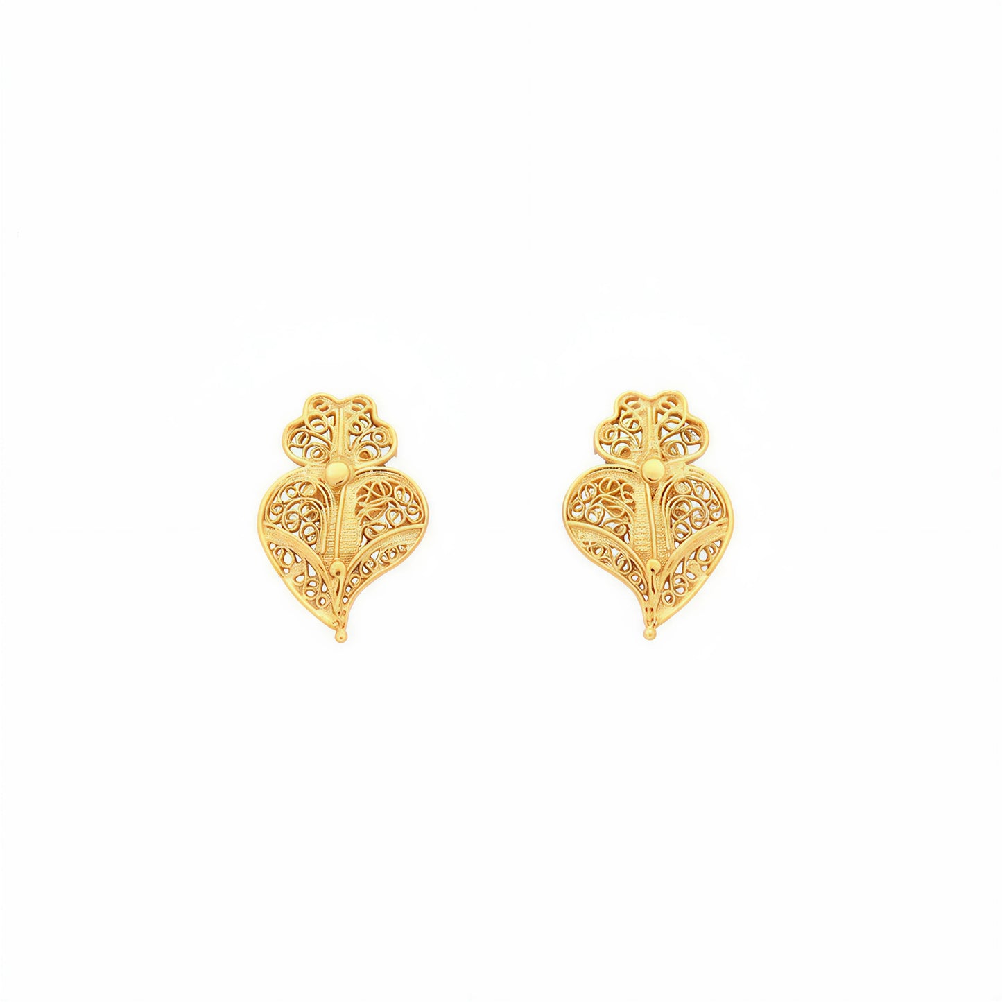Heart of Viana Earrings [Gold Plated Silver]