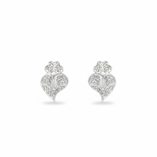 Heart of Viana Earrings [Silver]