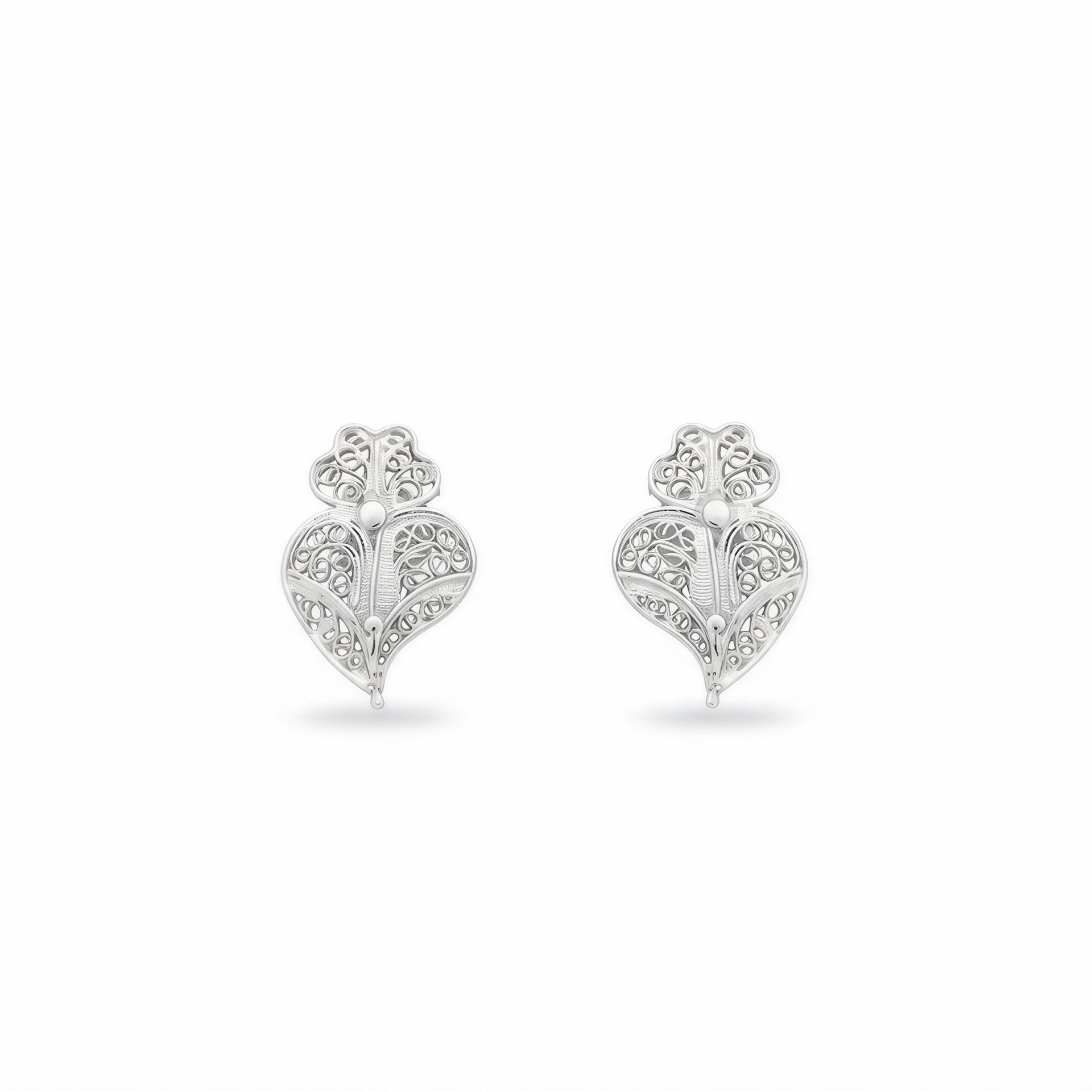 Heart of Viana Earrings [Silver]