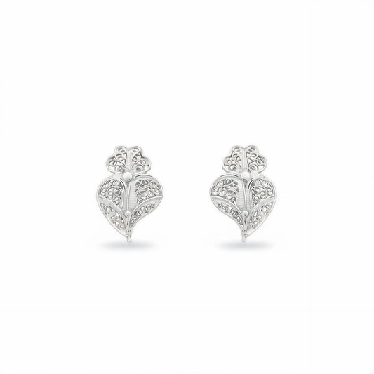 Heart of Viana Earrings [Silver]