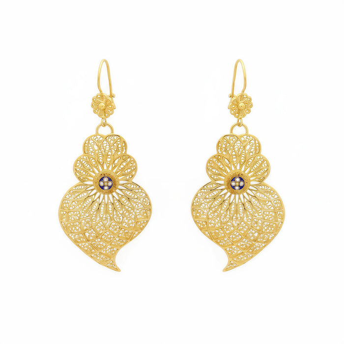 Heart of Viana Enamel Pendant Earrings L
