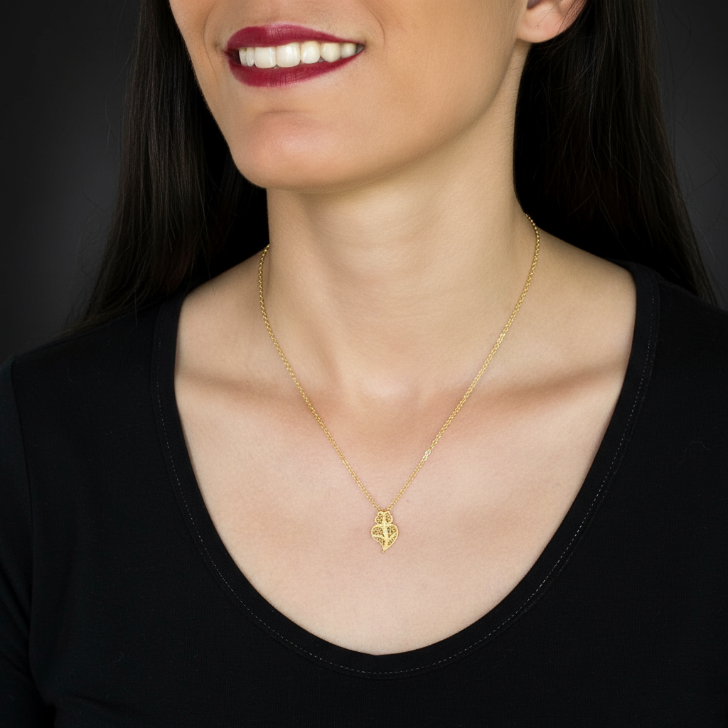 Heart of Viana Necklace [19.2Kt. Gold]