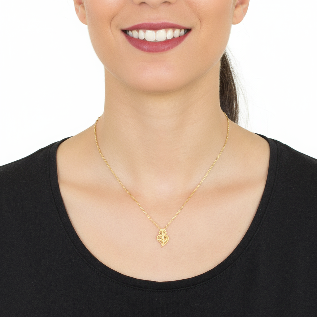 Heart of Viana Necklace [Gold Plated Silver]