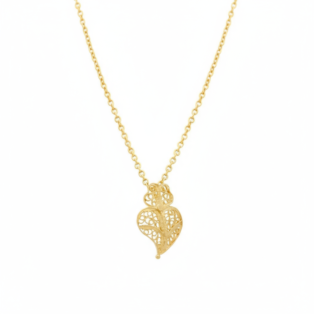 Heart of Viana Necklace [Gold Plated Silver]