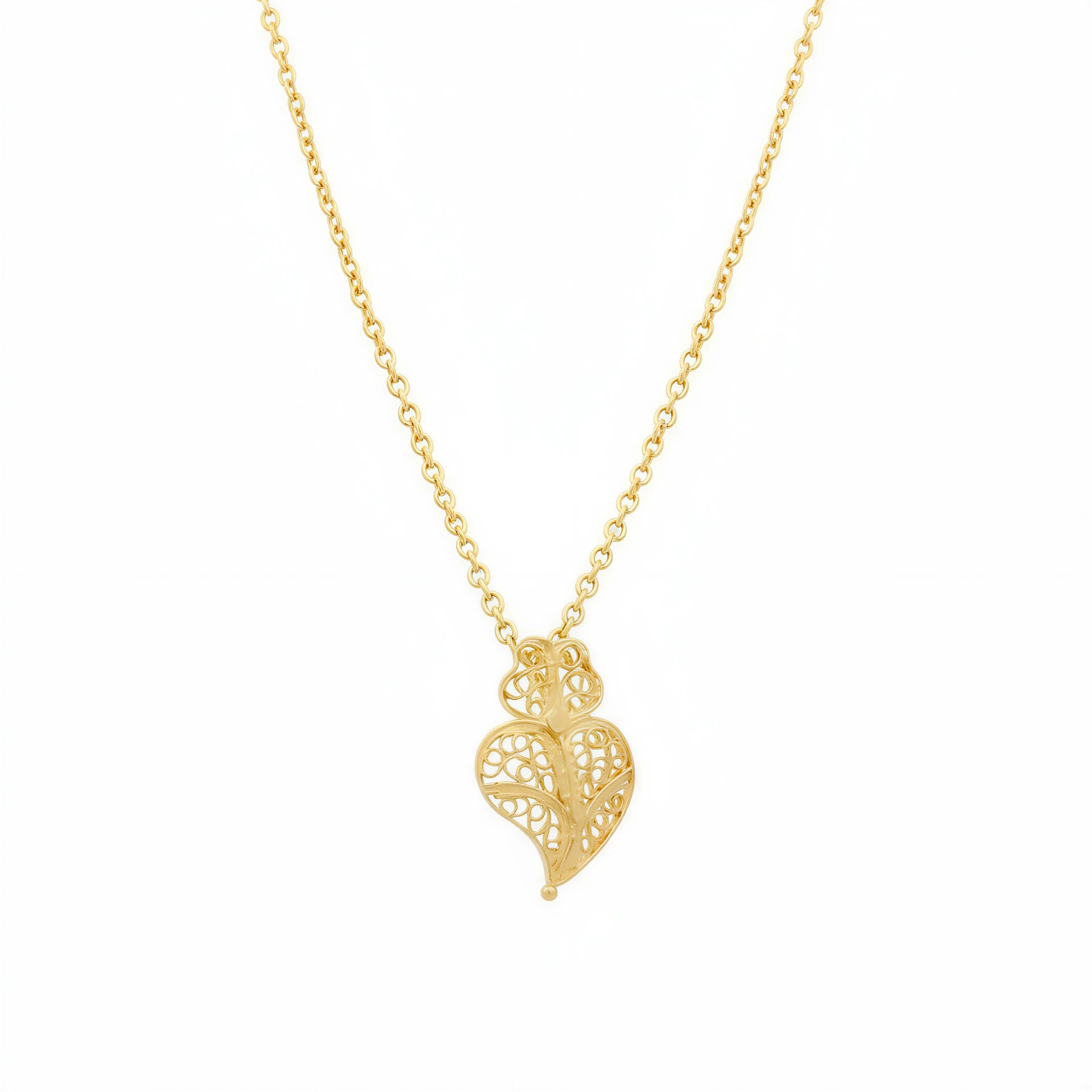 Heart of Viana Necklace [Gold Plated Silver]