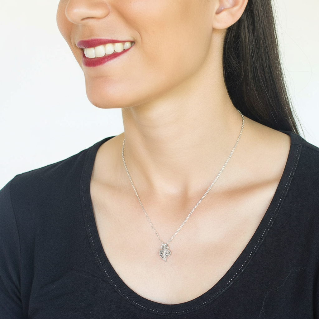 Heart of Viana Necklace [Silver]