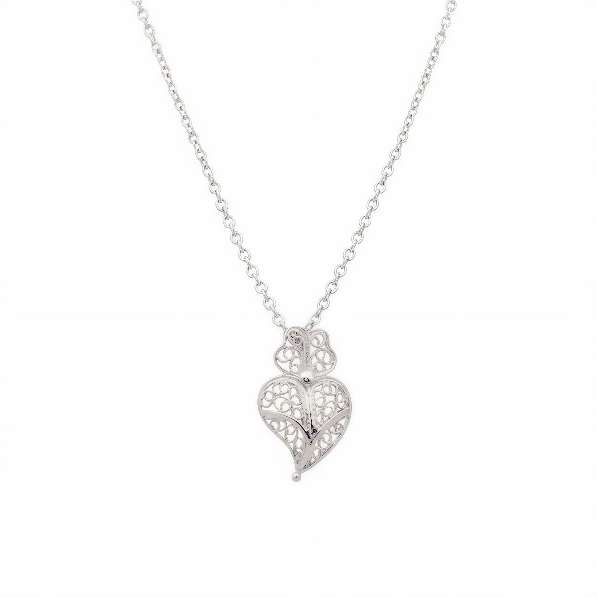 Heart of Viana Necklace [Silver]