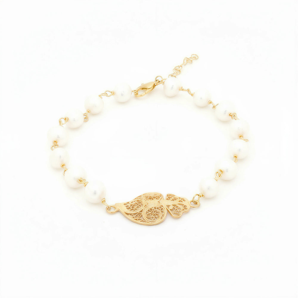 Heart of Viana Pearl Bracelet