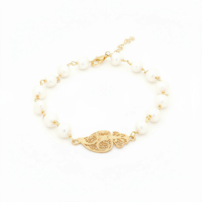 Heart of Viana Pearl Bracelet