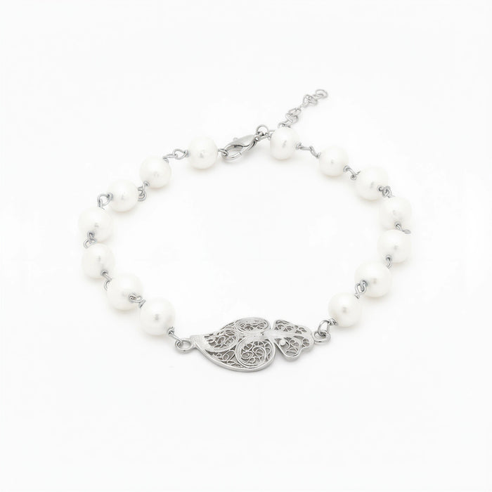 Heart of Viana Pearl Bracelet