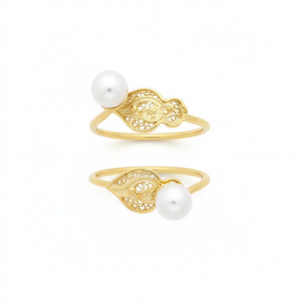 Heart of Viana Pearl Ring