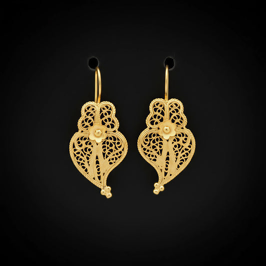 Heart of Viana Pendant Earrings M [19.2Kt. Gold]