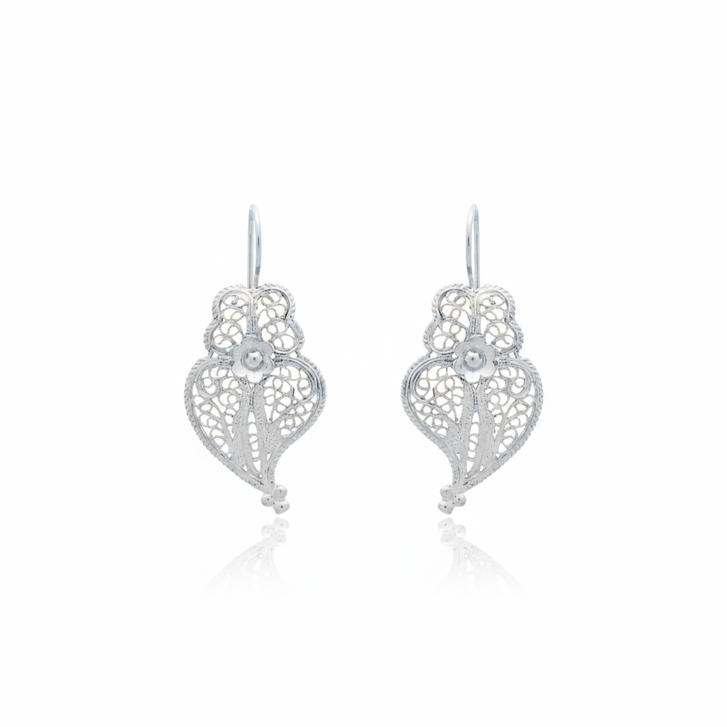 Heart of Viana Pendant Earrings M [Silver]