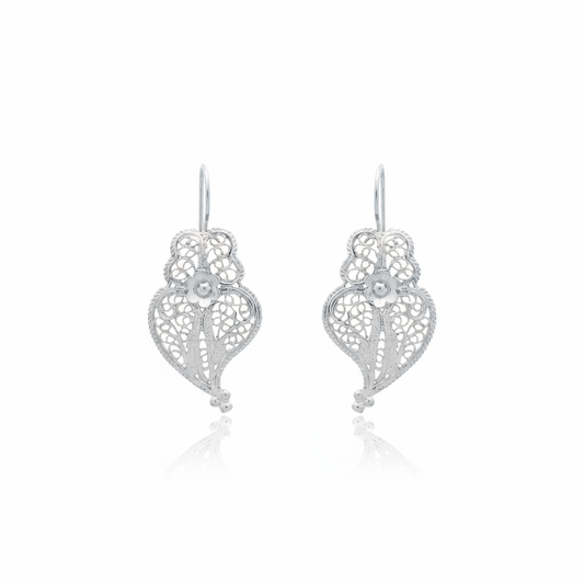 Heart of Viana Pendant Earrings M [Silver]