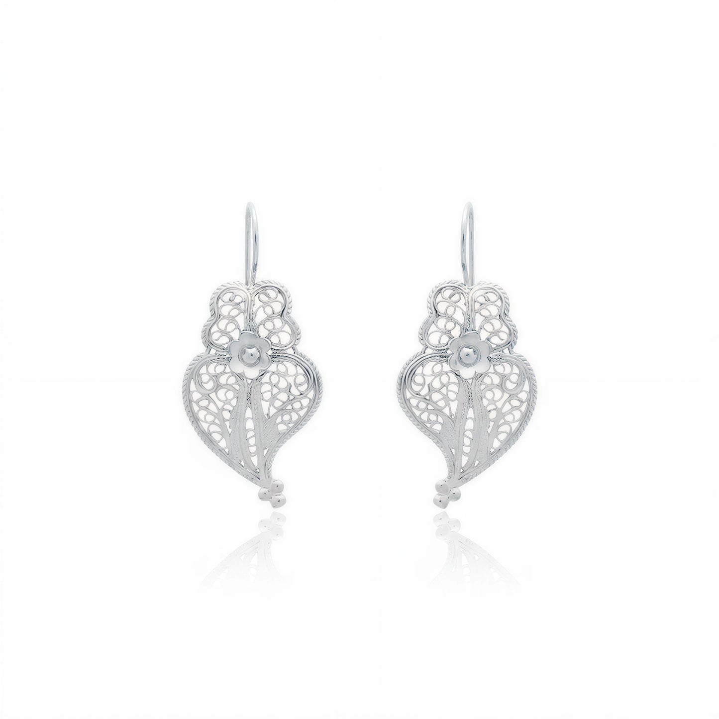 Heart of Viana Pendant Earrings M [Silver]