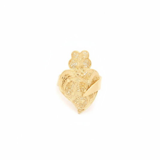 Heart of Viana Ring [Gold Plated Silver]