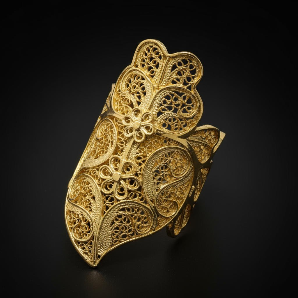 Heart of Viana Statement Ring [19.2Kt. Gold]