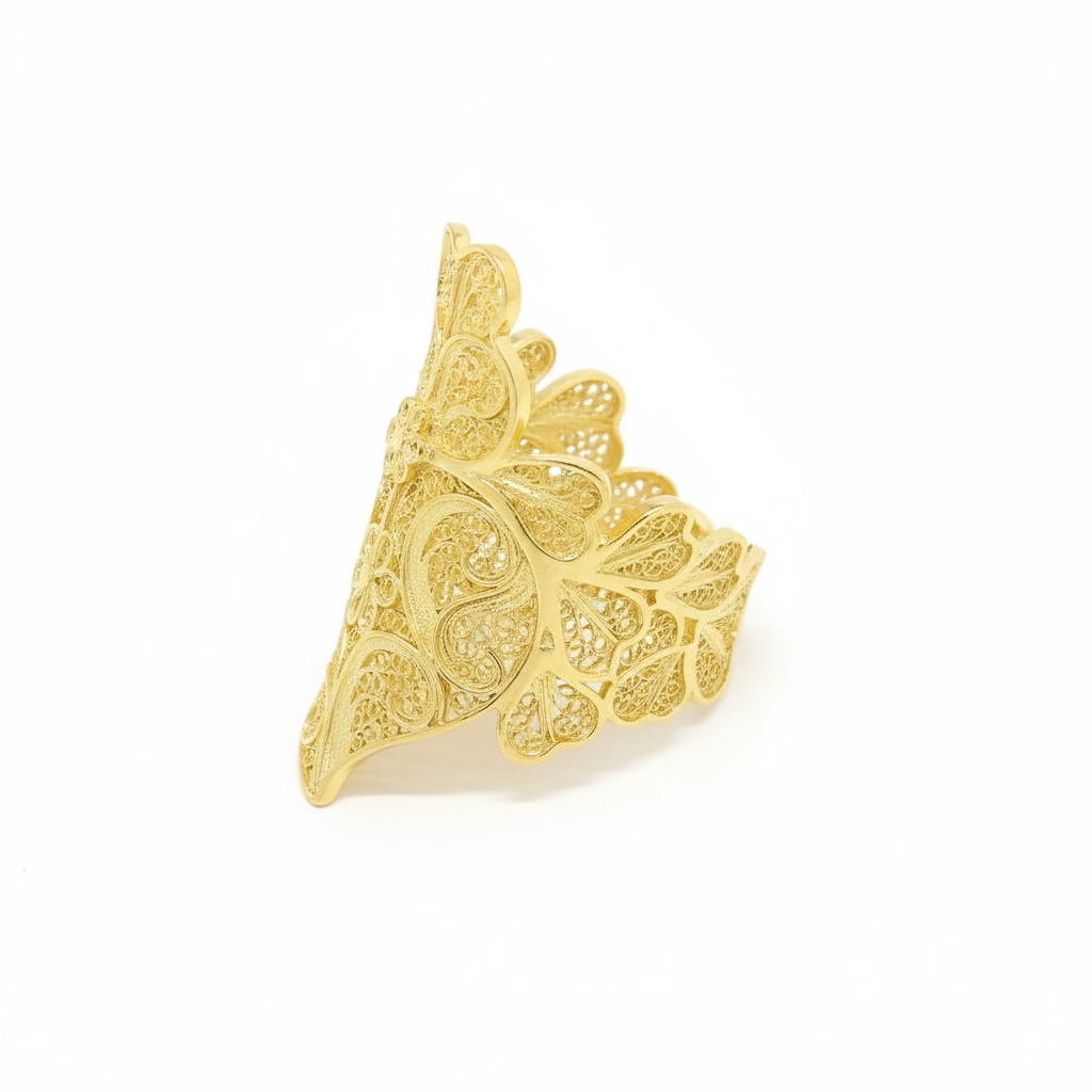 Heart of Viana Statement Ring [Gold Plated Silver]