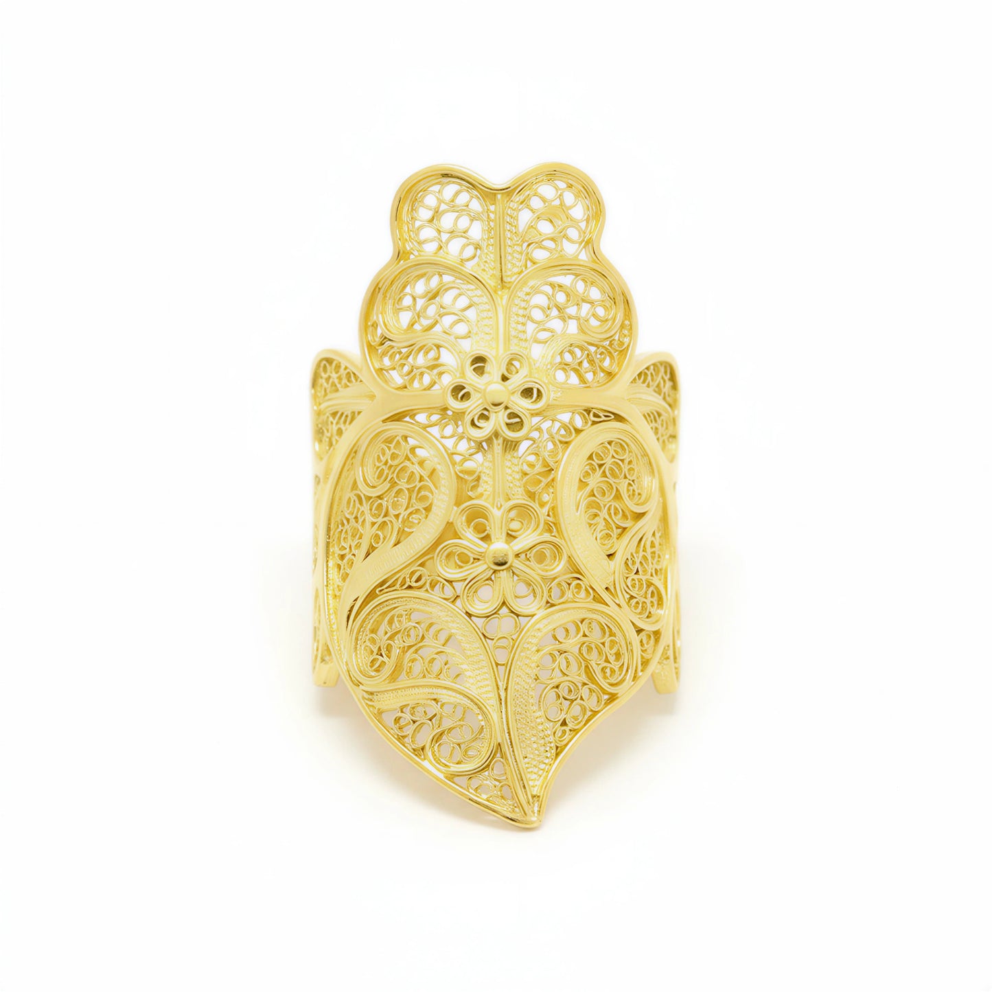 Heart of Viana Statement Ring [Gold Plated Silver]
