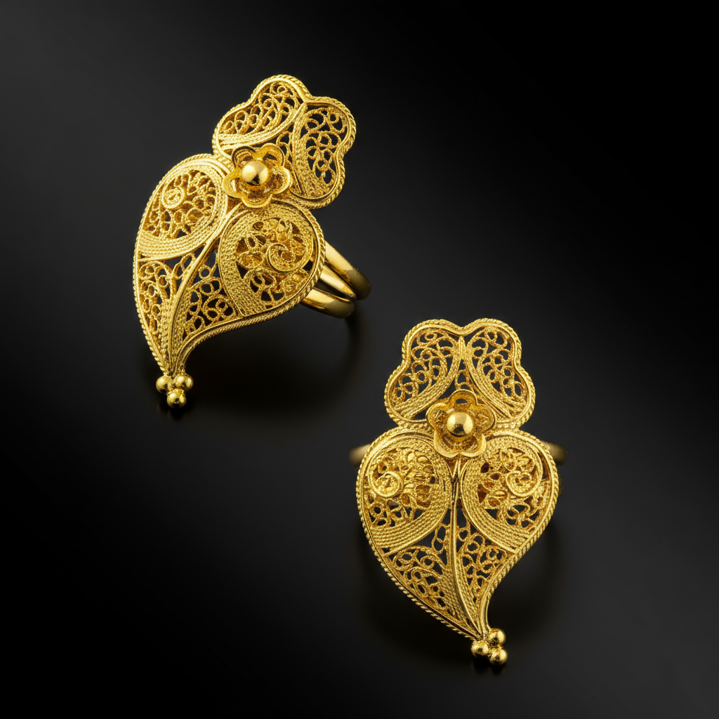 Heart of Viana Traditional Ring [19.2Kt. Gold]