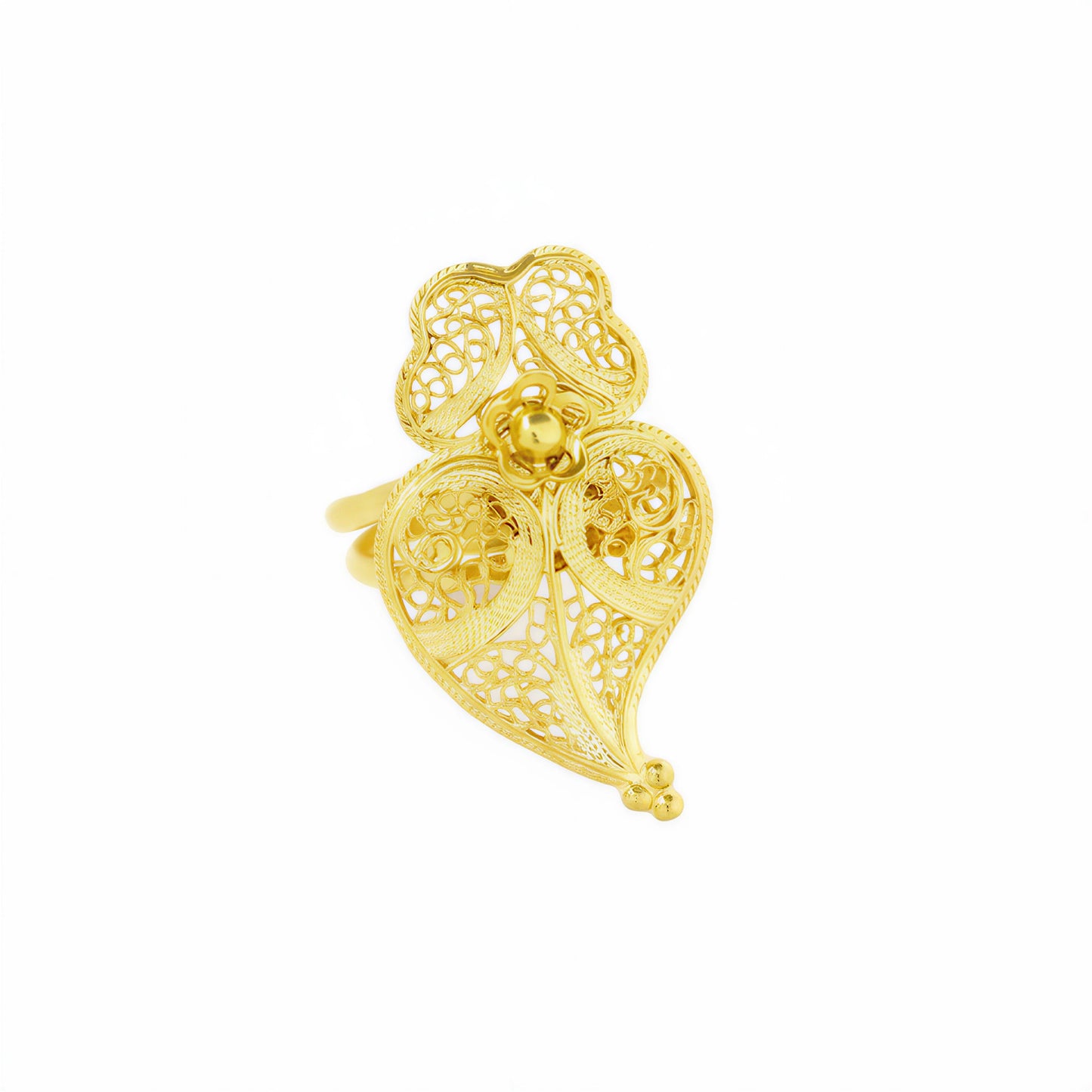 Heart of Viana Traditional Ring [Gold Plated Silver]