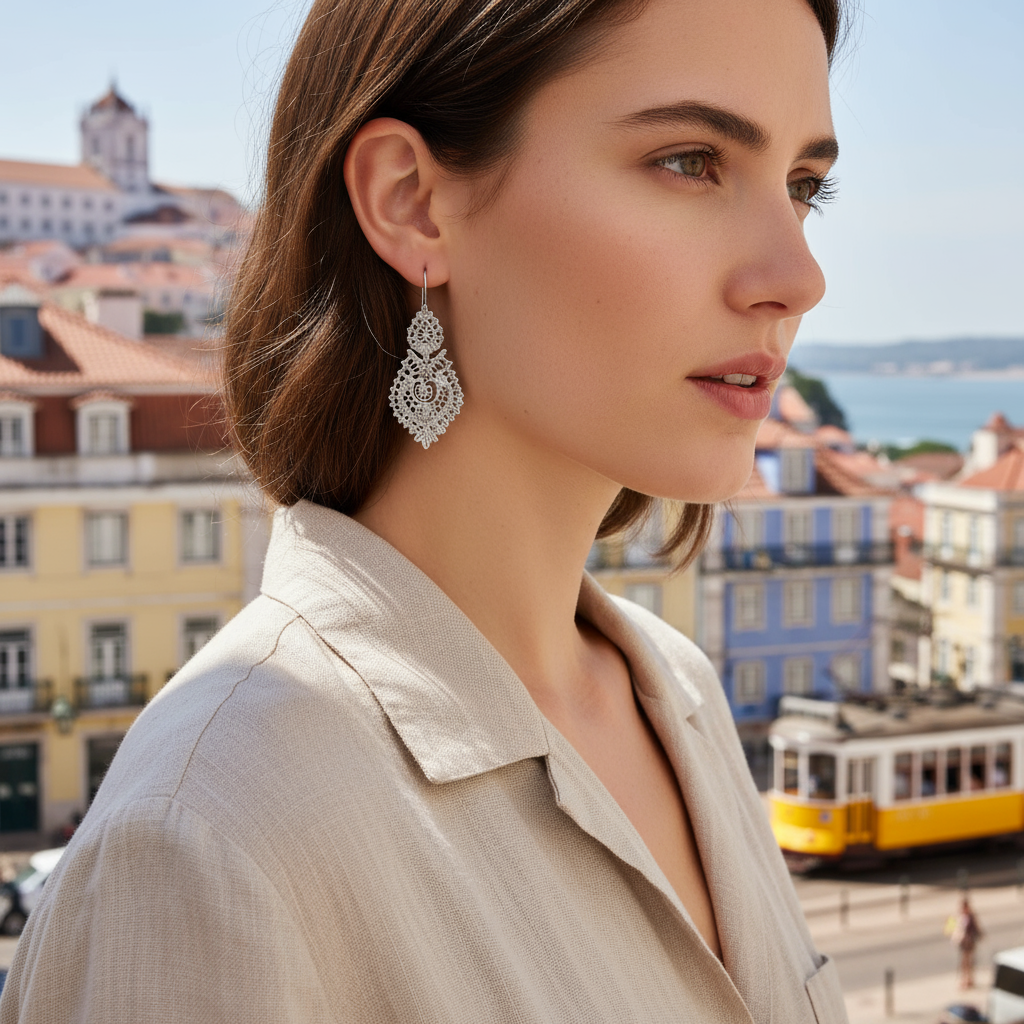 Queen Earrings [Silver]