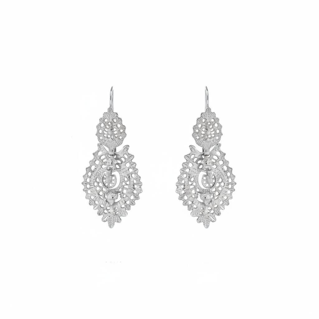 Queen Earrings [Silver]
