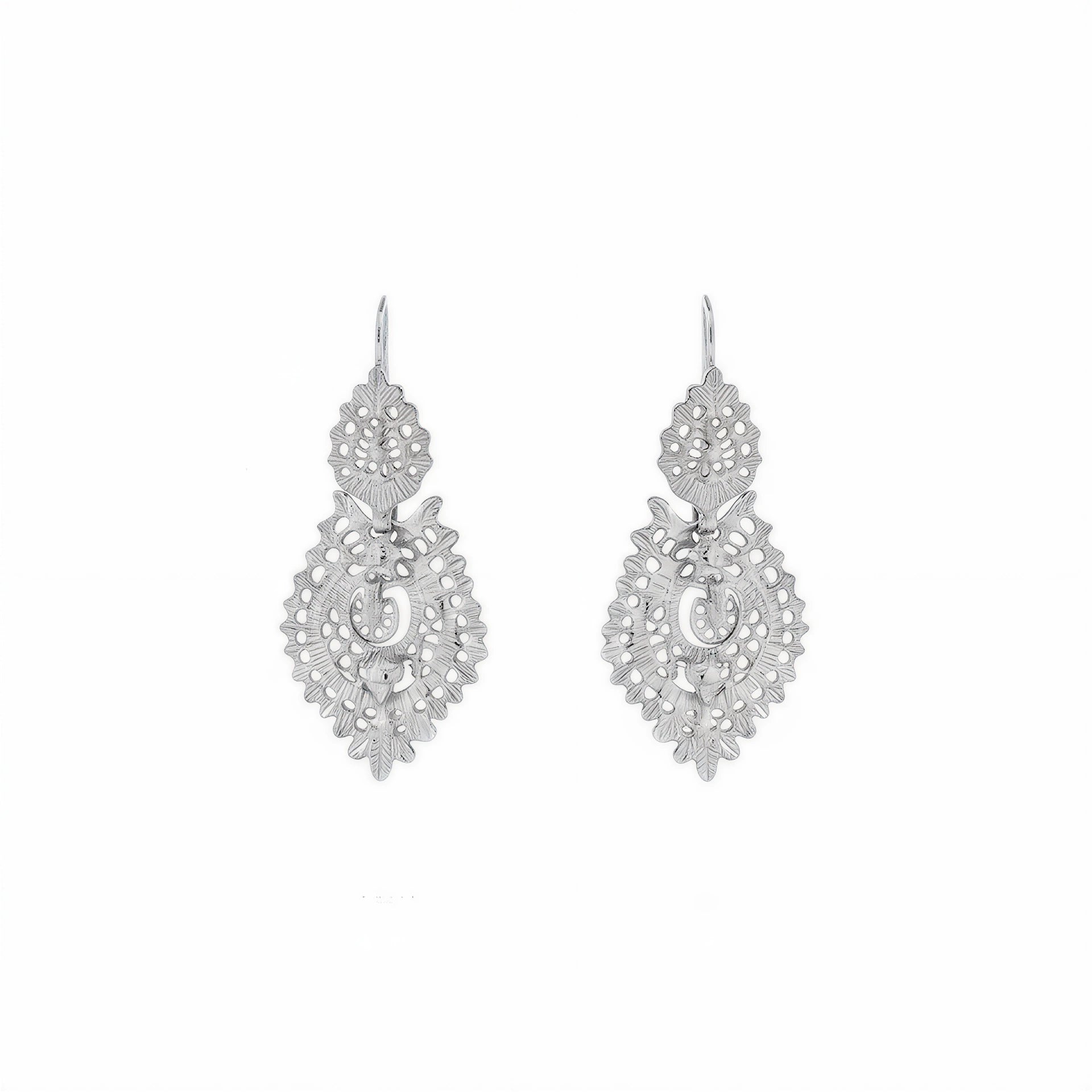 Queen Earrings [Silver]