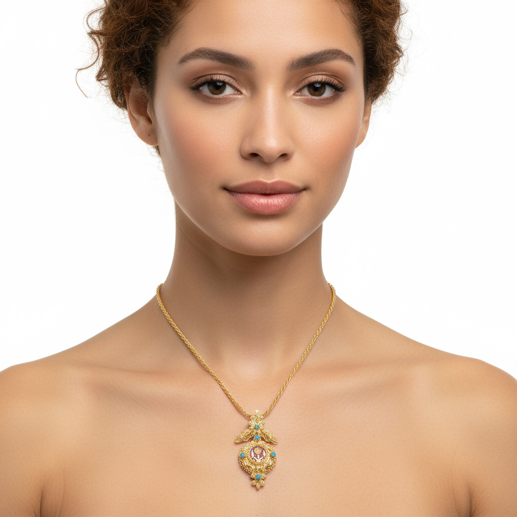 Shrine Necklace [Gold Plated Silver]
