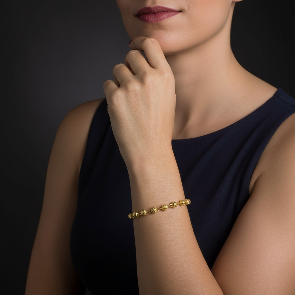 Pulseira de Contas de Viana [Ouro 19,2Kt]