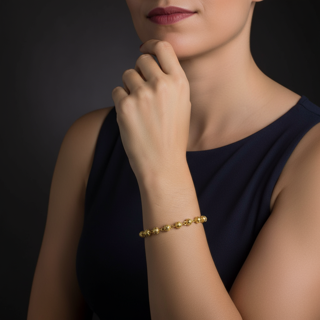 Viana Bead Bracelet [19.2Kt. Gold]