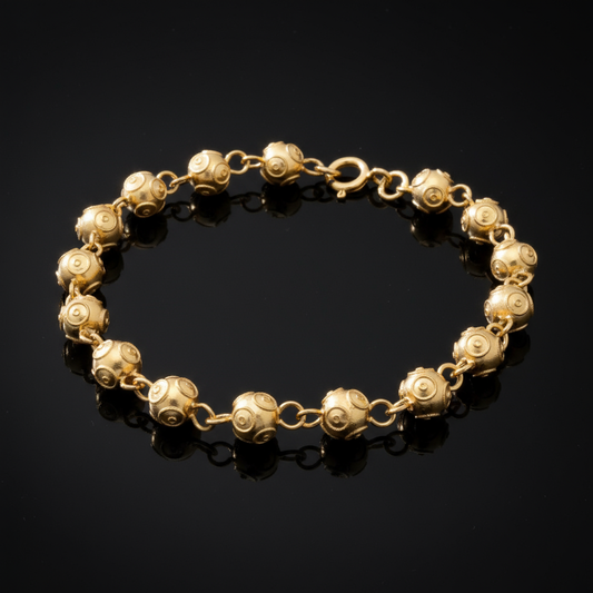 Viana Bead Bracelet [19.2Kt. Gold]