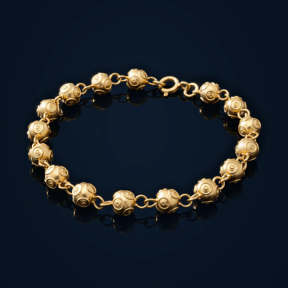 Pulseira de Contas de Viana [Ouro 19,2Kt]