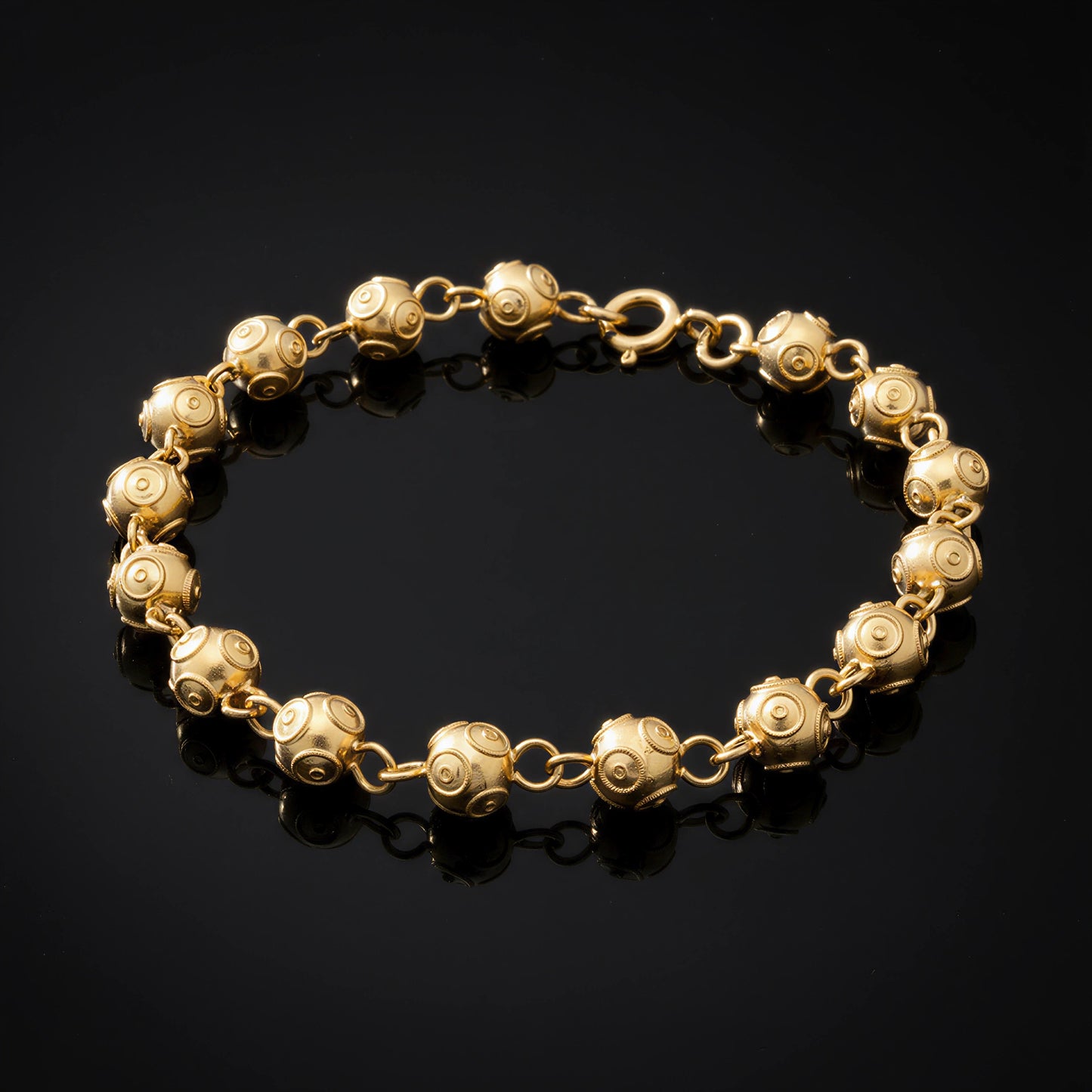 Viana Bead Bracelet [19.2Kt. Gold]