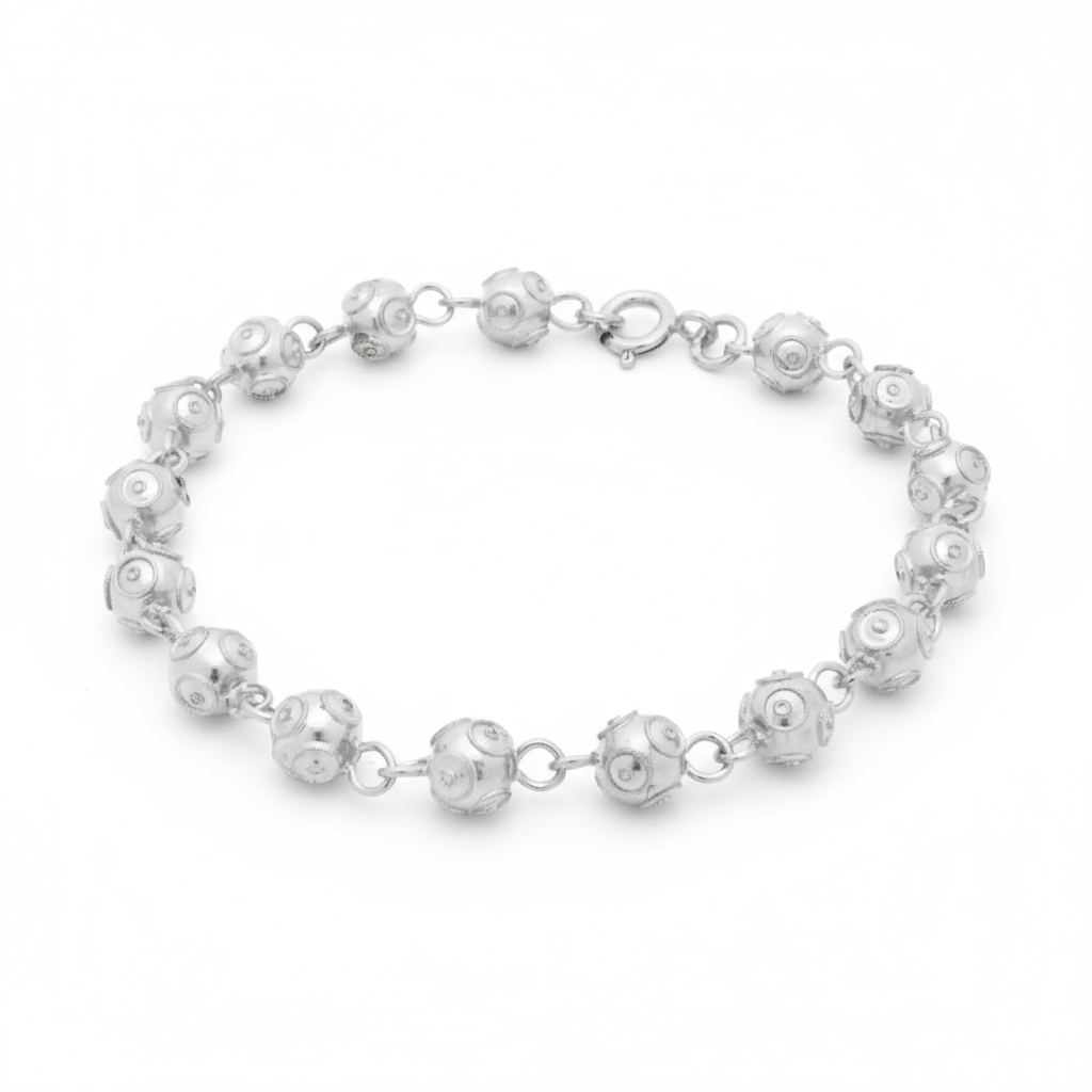 Viana Bead Bracelet [Silver]