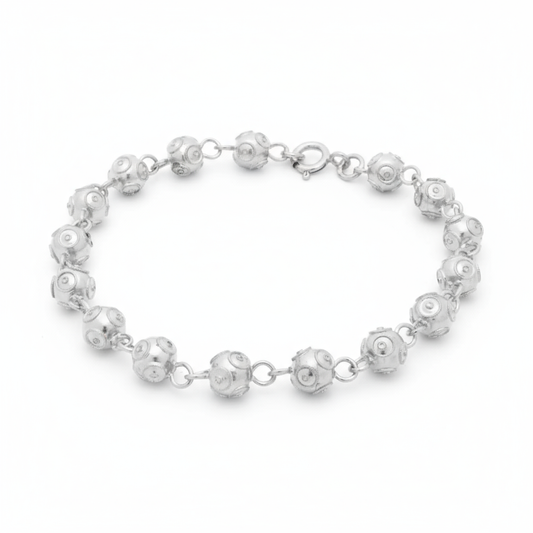 Viana Bead Bracelet [Silver]
