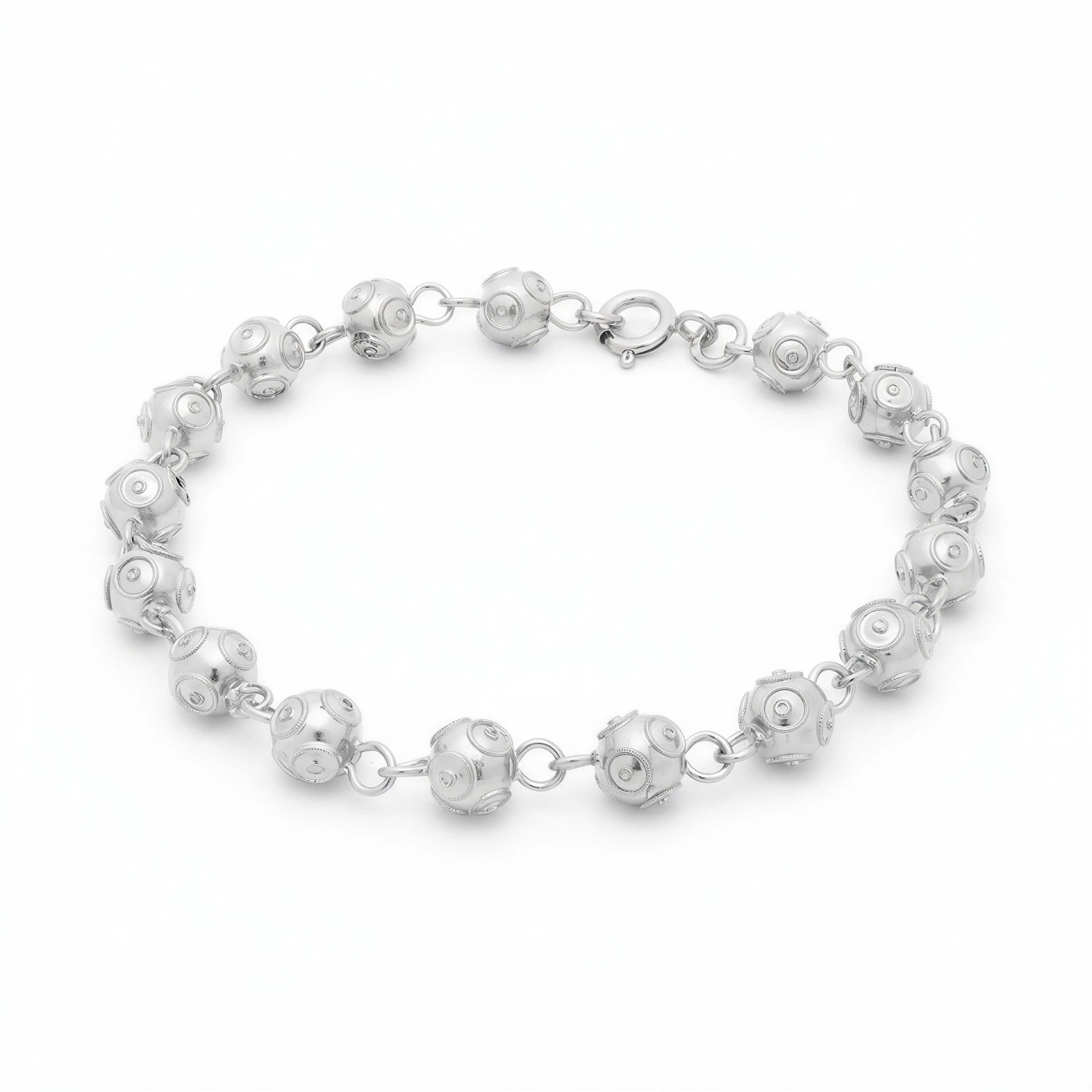 Viana Bead Bracelet [Silver]