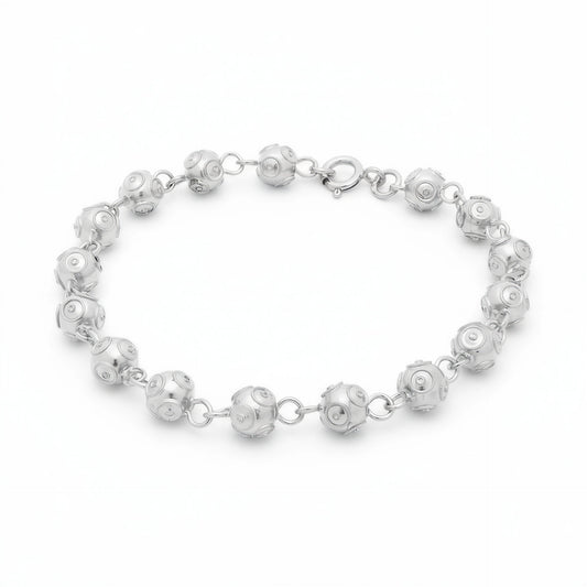Viana Bead Bracelet [Silver]