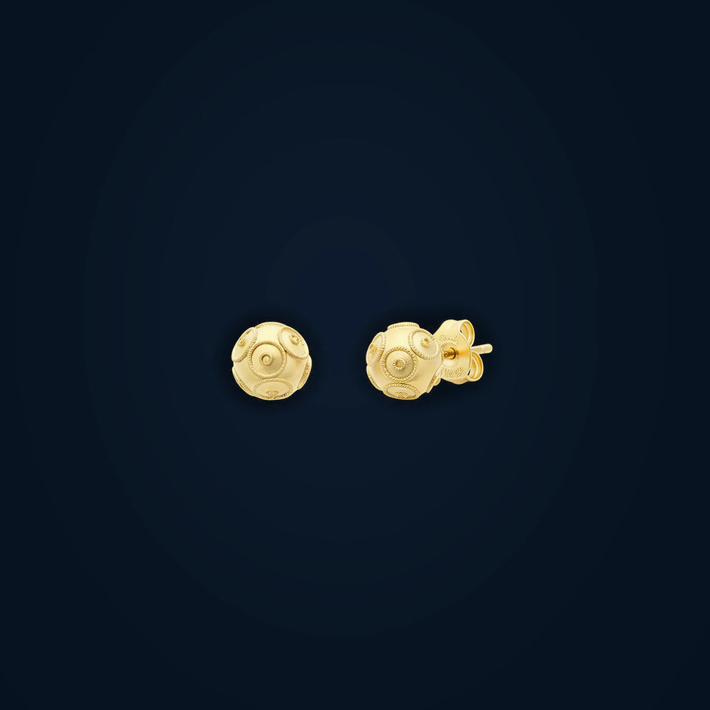 Brincos de Contas de Viana [Ouro 19,2Kt]