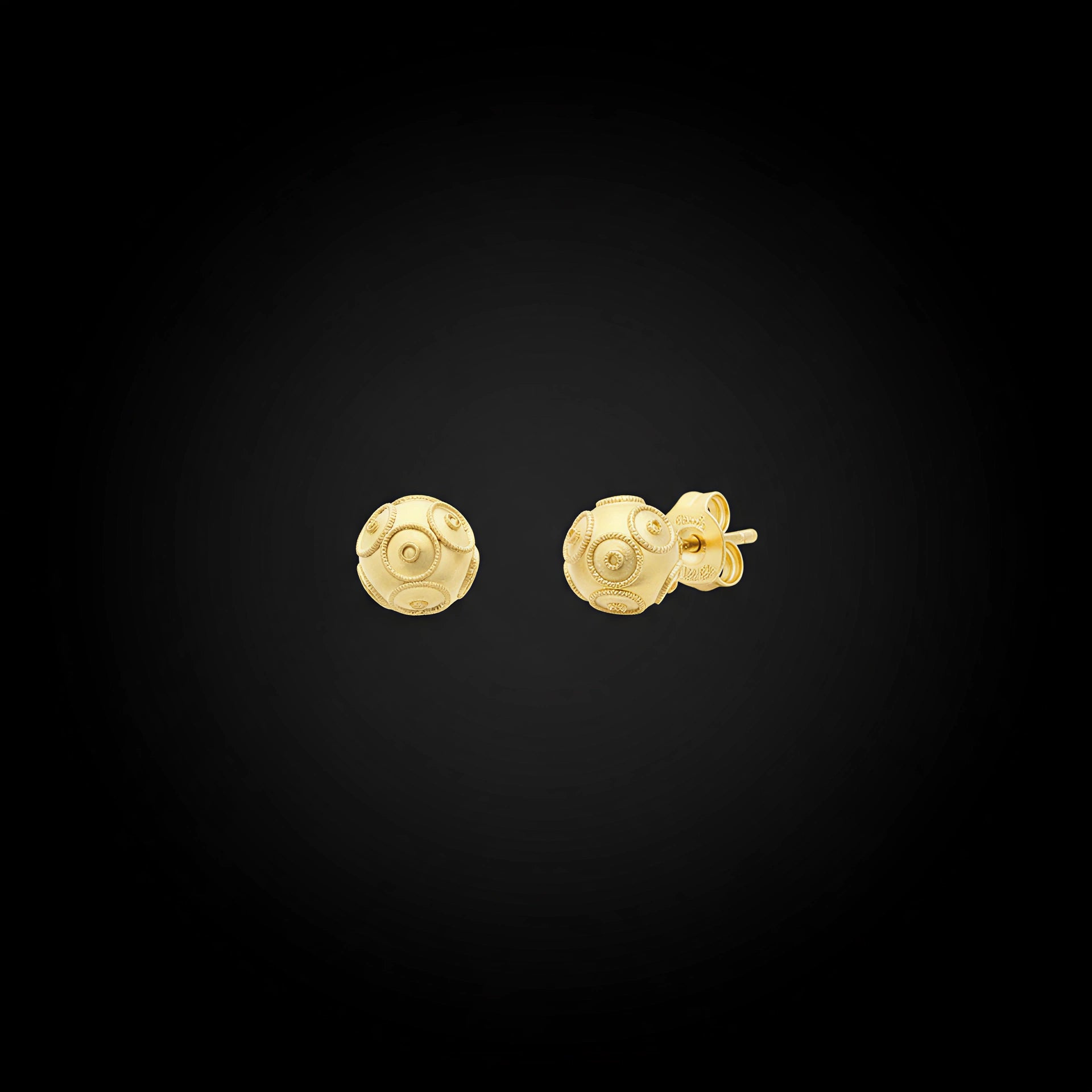 Viana Bead Earrings [19.2Kt. Gold]