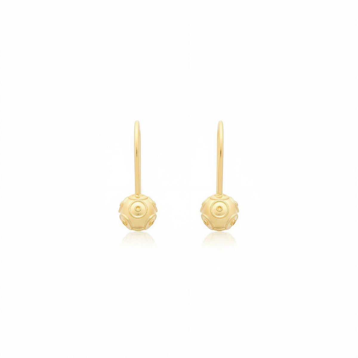 Viana Bead Pendant Earrings