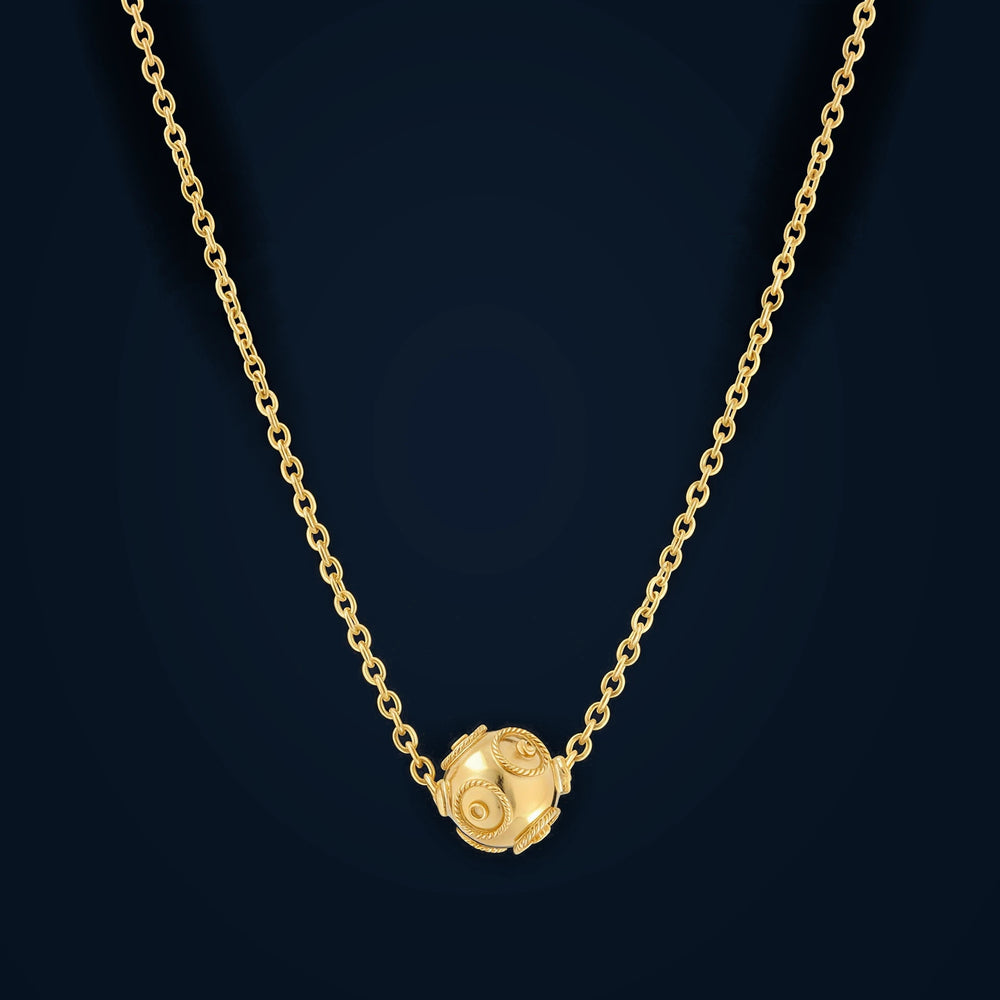 Collier solitaire en perles de Viana [or 19,2 carats]