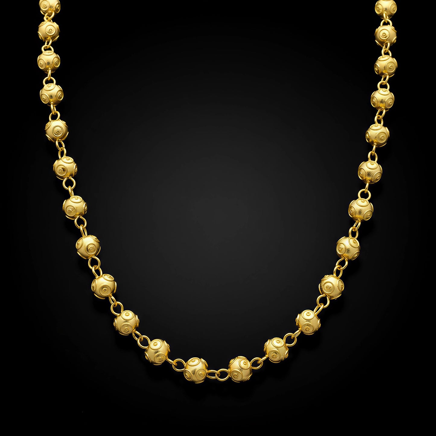 Viana Beads Necklace [19.2Kt. Gold]