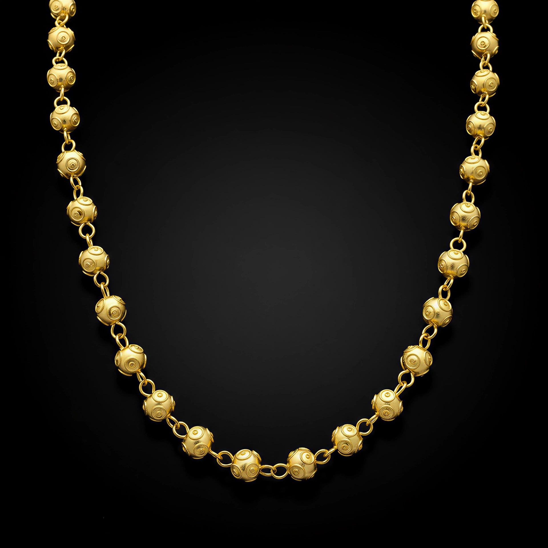 Viana Beads Necklace [19.2Kt. Gold]