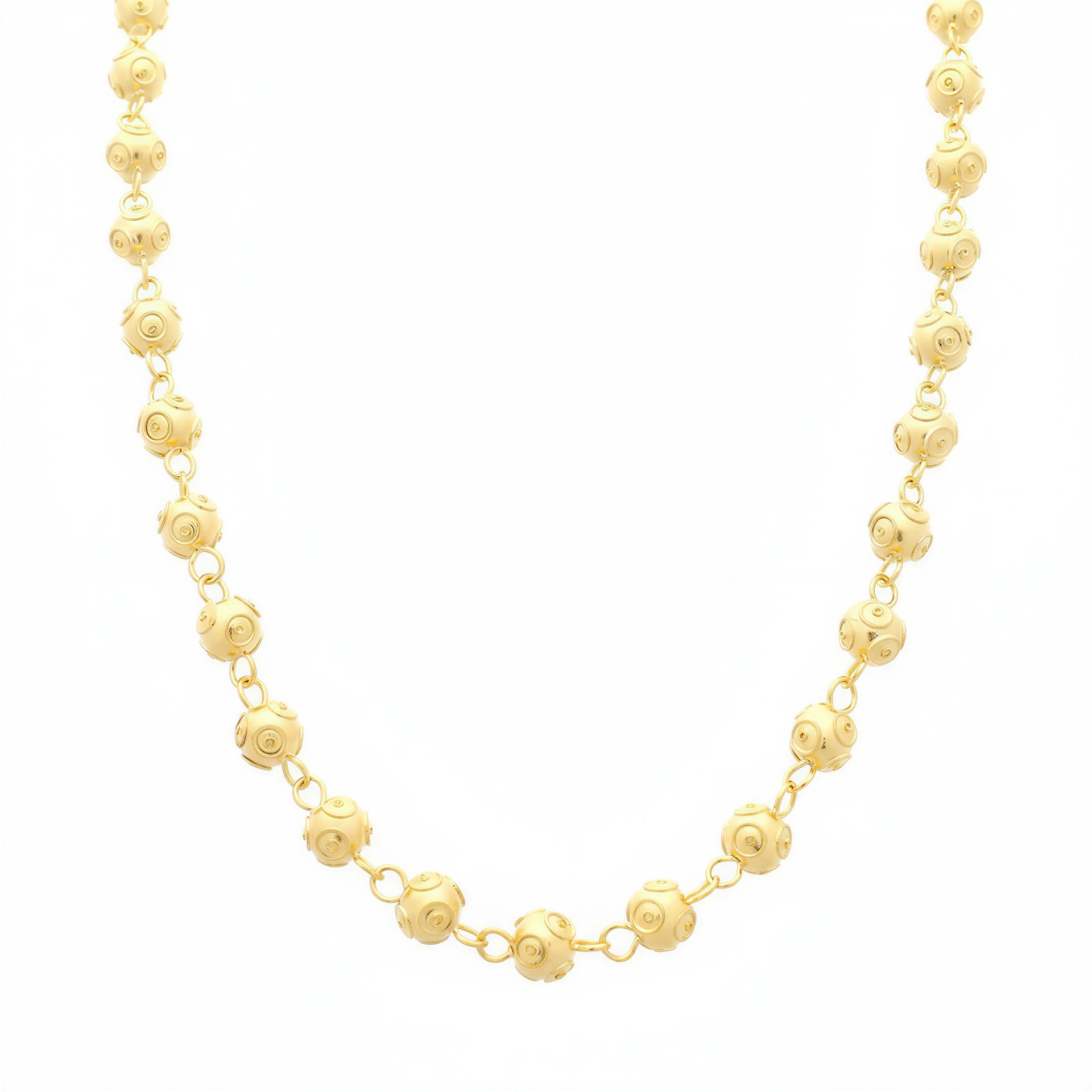 Viana Beads Necklace [Gold Plated Silver]