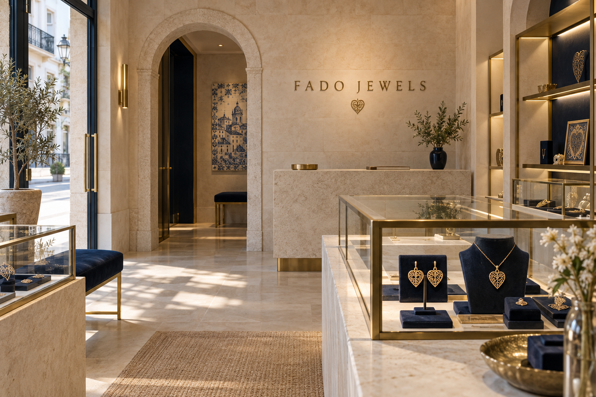 Concept visualization of the Fado Jewels boutique